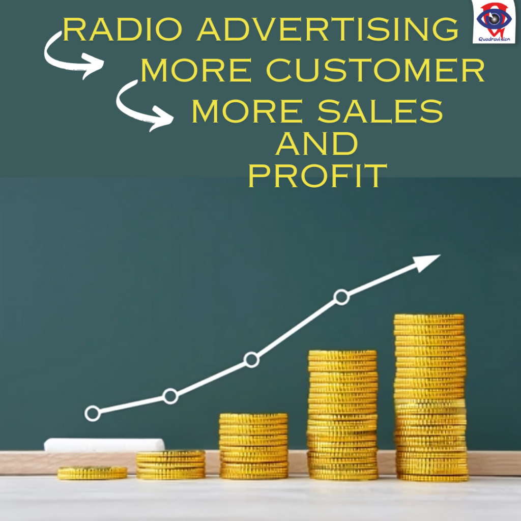 Radio Advertisements helps in increasing in sales and profits