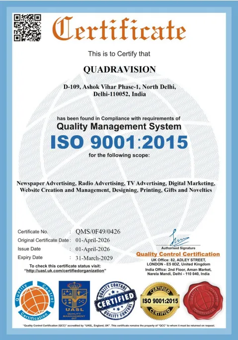 ISO Certificate