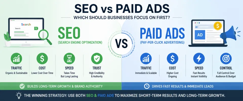 SEO vs Paid Ads